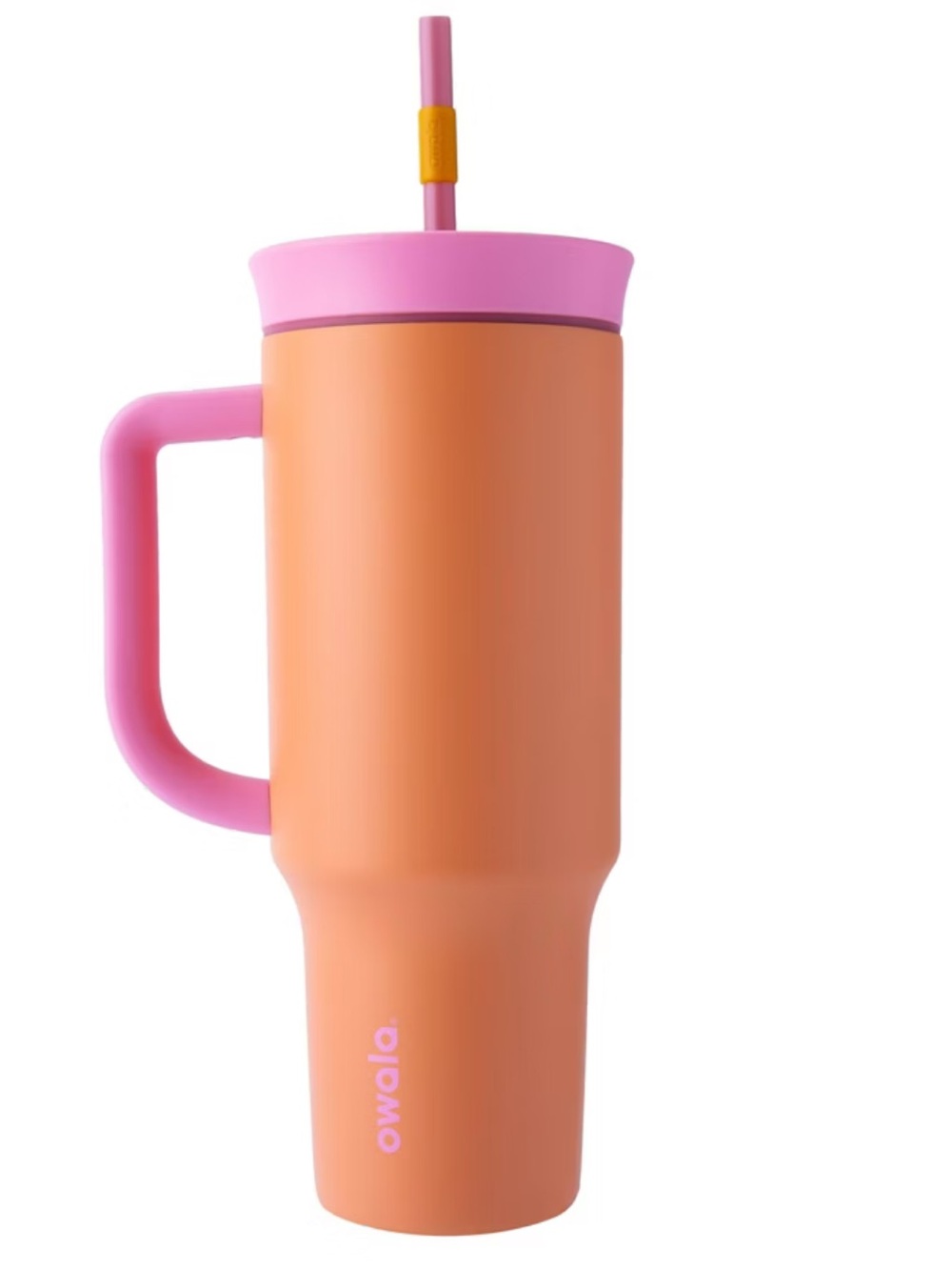 NWT Owala Pink & Orange 40 oz. Straw Tumbler with Handle